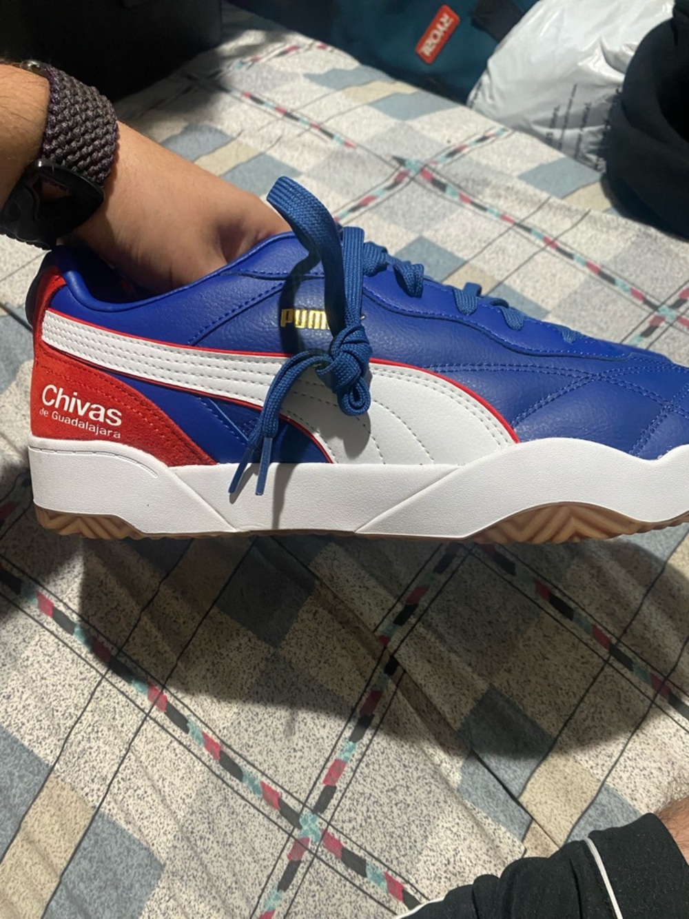 PUMA Tifosi  Chivas de Guadalajara Mens Blue Sneakers Shoes 40500701 Size 12